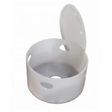 Коробка розподільча кругла з кришкою в бетон d80 КРЕТ