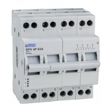 Ручной переключатель ввода (І-0-ІІ) RPV 4P 63A АСКО NEW