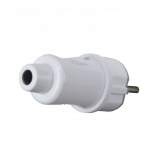 Вилка RIGHT HAUSEN SOFT LINE пряма з/з біла HN-021031 NEW