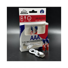 Аккумулятор RIGHT HAUSEN AAA 1,5V with Type-C 800 mWh HN-304100 NEW