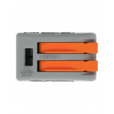 Клемма WAGO 2-конт. д/розпод. коробок, підключ. люстр, світильн., 0,08-2,5 мм, 4 мм, 222-412