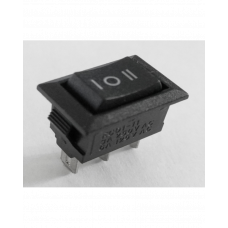 Кнопка RIGHT HAUSEN KCD11-103 квадратная черная большая перекидная HN-482080 NEW