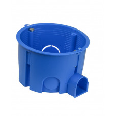 Коробка монтажна набірна в бетон із гвинтом СИНЯ (КРЕТ)