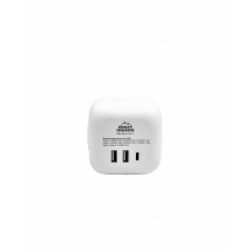Розгалужувач Right Hausen Cube із заземленням, вимикачем, 2 USB type-A, USB type-C HN-024101 NEW