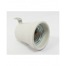 Патрон Е27 керамический с держателем