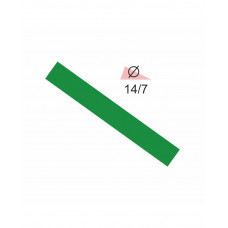 Термоусадочная трубка RIGHT HAUSEN 14,0/7 зеленая