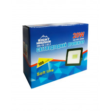 Прожектор RIGHT HAUSEN SOFT LED 20W 6500K IP65 чорний HN-191022