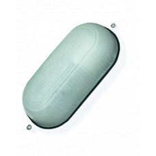 Светильник настенный RIGHT HAUSEN овал Е27 белый без решетки HN-111011