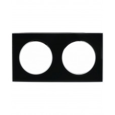 Рамка RIGHT HAUSEN LAURA 2-а вертикальна чорна HN-015252