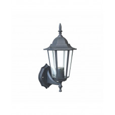 Светильник парковый RIGHT HAUSEN (металл/стекло/черный) 6 граней 60W E27 (вверх)