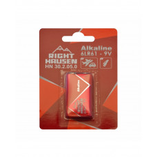 Батарейка RIGHT HAUSEN 6LR61 щелочная блистер 1х1  HN-302050