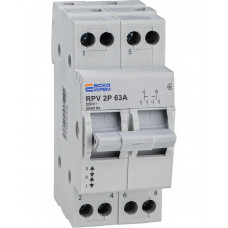 Ручной переключатель ввода (І-0-ІІ) RPV 2P 63A АСКО NEW