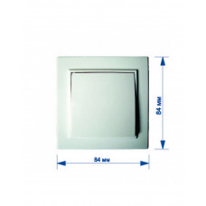 Выключатель RIGHT HAUSEN KIRA 1-й внутренний белый HN-016011