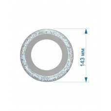 Светильник LED PANEL RIGHT HAUSEN BUBBLE 6W 4000K белый, подсветка 3W 6500K