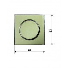 Выключатель RIGHT HAUSEN LAURA 1-й внутренний золото HN-015018