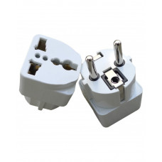 Європерехідник RIGHT HAUSEN універсальний білий HN-023031 NEW