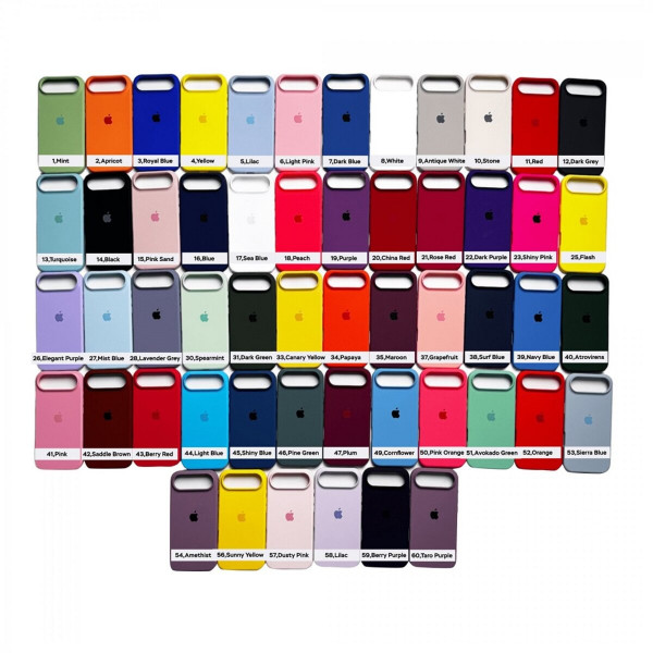 Чохол для смартфона Silicone Full Case AA Open Cam for Apple iPhone 17 Pro Max 20,China Red