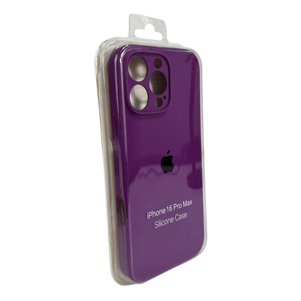 Чохол для смартфона Silicone Full Case AA Camera Protect for Apple iPhone 16 Pro 19,Purple
