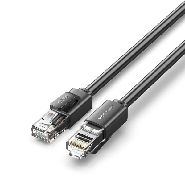 Мережевий кабель Vention Cat6 UTP Patch Cable 1.5M Black (IBRBG)