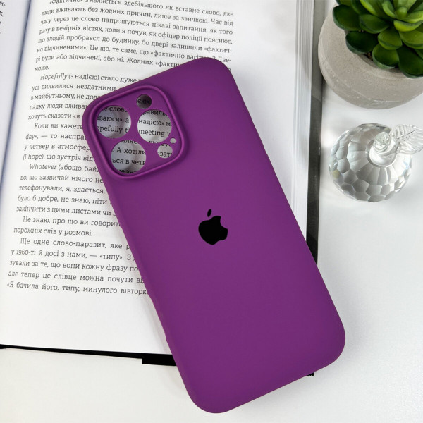 Чохол для смартфона Silicone Full Case AA Camera Protect for Apple iPhone 16 Pro 19,Purple