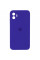 Чохол для смартфона Silicone Full Case AA Camera Protect for Apple iPhone 12 22,Dark Purple