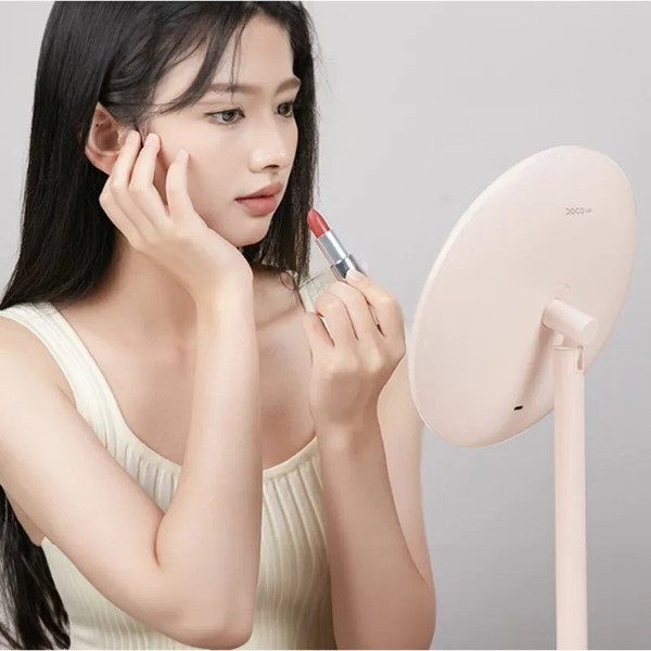 Дзеркало для макіяжу Xiaomi DOCO LED Beauty Sunlight Small Mirror Standard Edition Simple White
