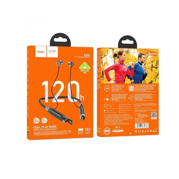 Бездротові навушники HOCO ES62 Pretty neck-hang BT earphones Black
