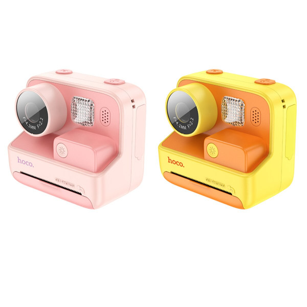 Камера для дітей HOCO DV200 800 mAh Dual lens children printing camera Yellow