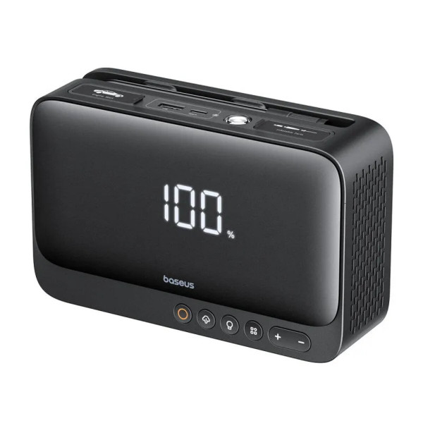 Автомобільний пуско-зарядний пристрій Baseus Super Energy Series 4-in-1 Car Jump Starter 600A Cluster Black