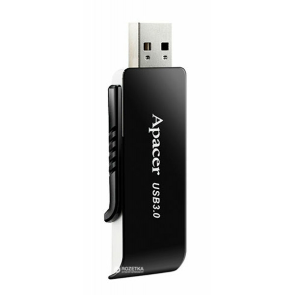 Флеш-накопичувач Apacer USB 3.2 Gen 1 AH350 32Gb Black