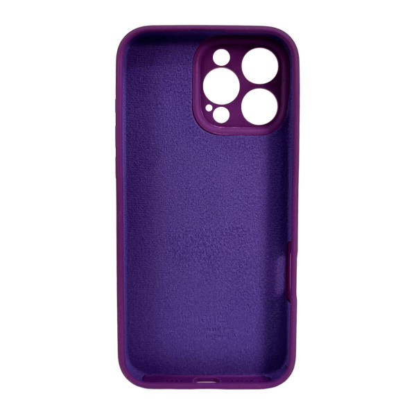 Чохол для смартфона Silicone Full Case AA Camera Protect for Apple iPhone 16 Pro 19,Purple