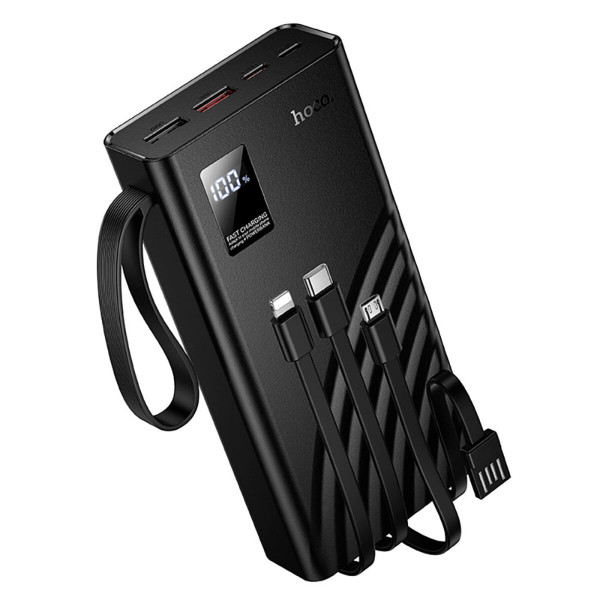Зовнішній акумулятор Hoco J155 Shine 22.5W+PD20W+light 4-cable power bank(20000mAh)