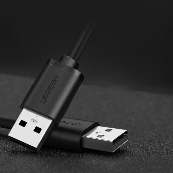 Кабель UGREEN USB 2.0 A Male to A Male Cable 2m (Black)