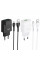 Мережевий зарядний пристрій з кабелем HOCO C72Q Glorious single port QC3.0 charger set(Micro) 18W White