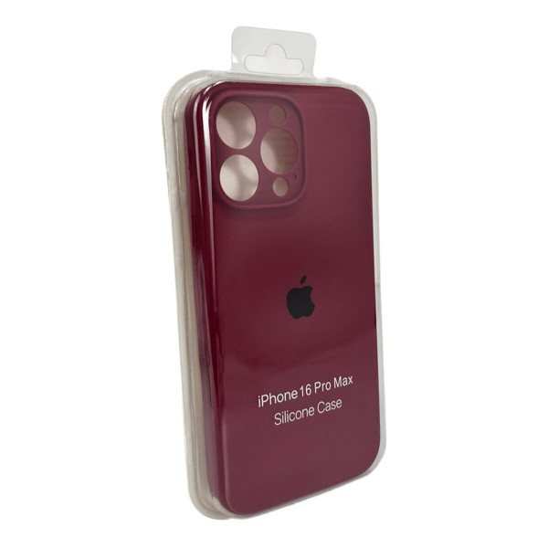 Чохол для смартфона Silicone Full Case AA Camera Protect for Apple iPhone 16 Pro Max 47,Plum