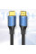Кабель Vention Cotton Braided HDMI-A Male to Male HD v2.1 Cable 8K 5M Blue Aluminum Alloy Type (ALGLJ)