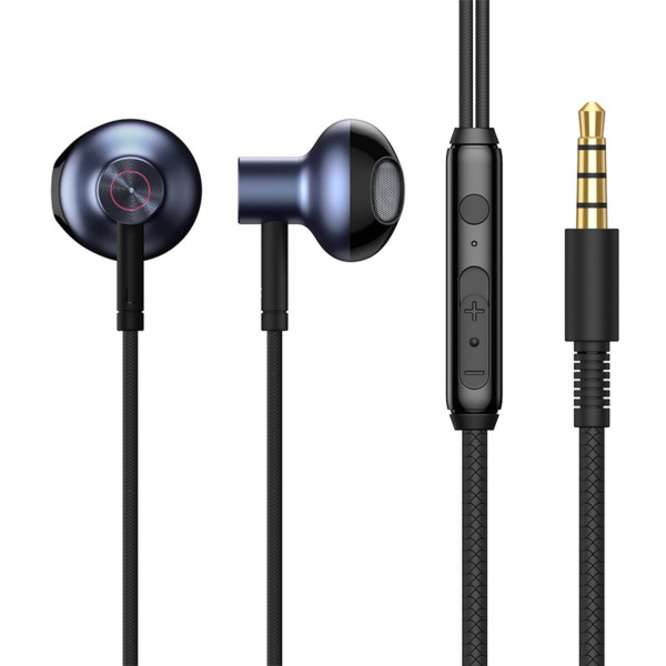 Навушники Baseus Encok 3.5mm Wired Earphone H19 Black