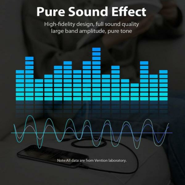 Аудіокабель Vention Cotton Braided 3.5mm Audio Extension Cable 2M Black Metal Type (VAB-B06-B200-M)