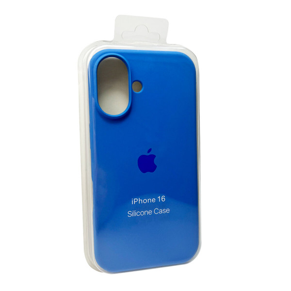Чохол для смартфона Silicone Full Case AA Open Cam for Apple iPhone 16 3,Royal Blue