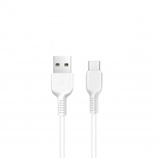 Кабель HOCO X20 USB to Type-C 2A, 3m, PVC, TPE connectors, White