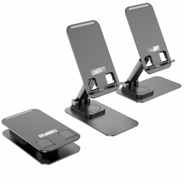 Тримач для телефона HOCO PH50 Ivey folding rotatable desktop holder Black