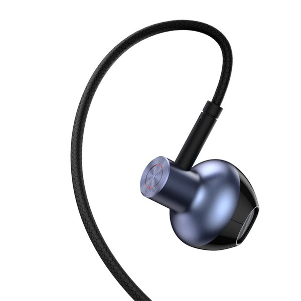 Навушники Baseus Encok 3.5mm Wired Earphone H19 Black
