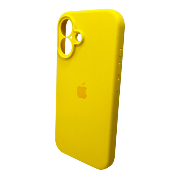 Чохол для смартфона Silicone Full Case AA Camera Protect for Apple iPhone 16 56,Sunny Yellow
