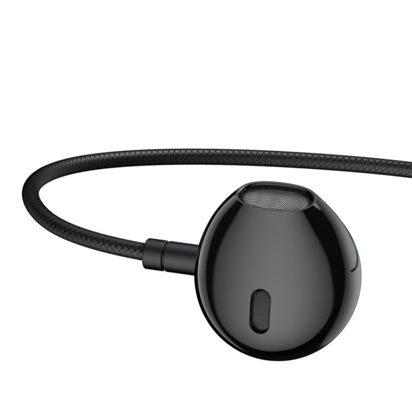 Навушники Baseus Encok 3.5mm Wired Earphone H19 Black