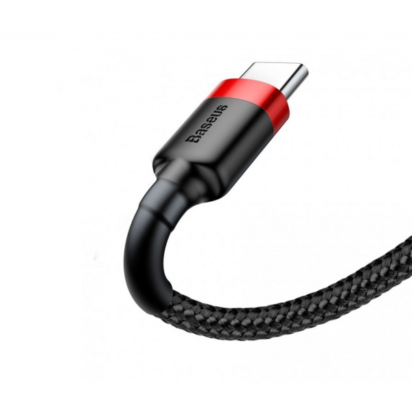 Кабель Baseus Cafule USB Cable Type-C-Type-C 3A 1m Red+Black