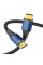 Кабель Vention Cotton Braided HDMI-A Male to Male HD v2.1 Cable 8K 5M Blue Aluminum Alloy Type (ALGLJ)
