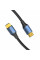 Кабель Vention Cotton Braided HDMI-A Male to Male HD v2.1 Cable 8K 5M Blue Aluminum Alloy Type (ALGLJ)