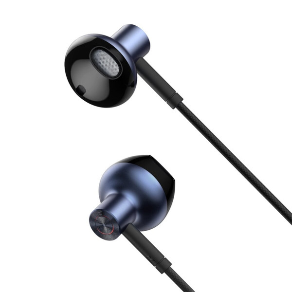 Навушники Baseus Encok 3.5mm Wired Earphone H19 Black