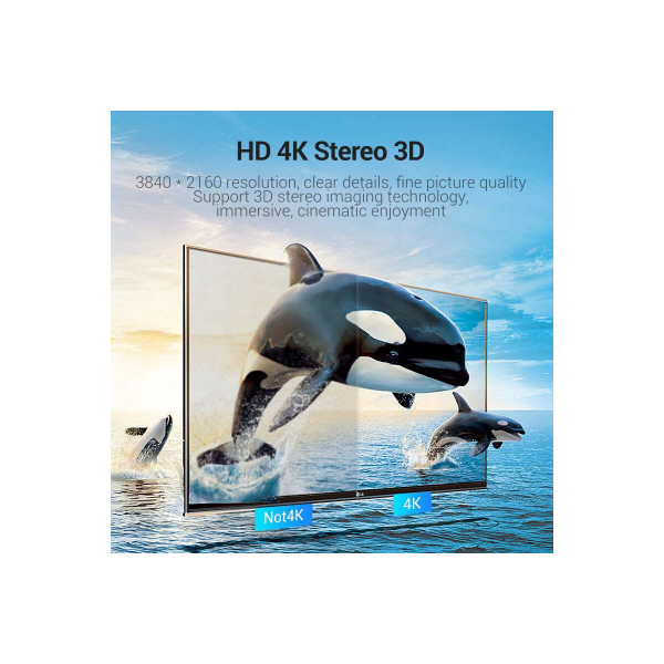 Кабель Vention Flat HDMI Cable 1.5M Black