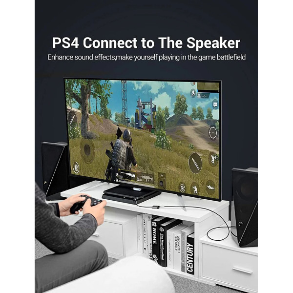 Адаптер Vention USB External Sound Card 0.15M Gray Metal Type (CDKHB)